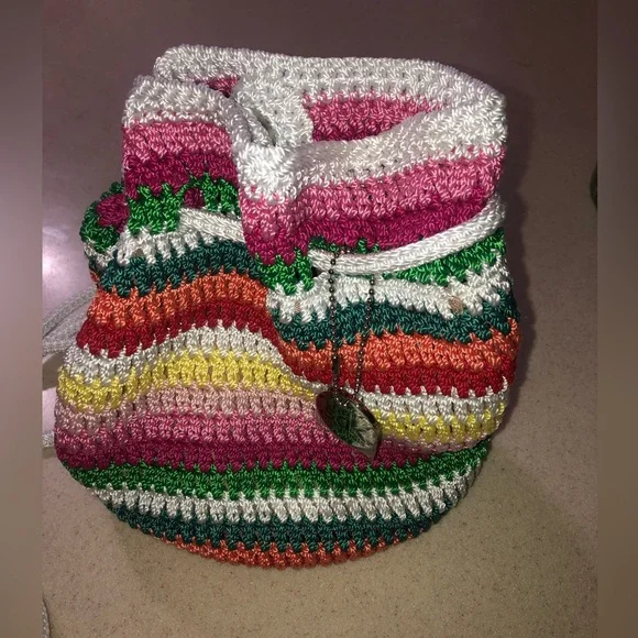 The Sak Multicolor Crochet Backpack 1000085548_109038_M2_3000_3000  main image 4